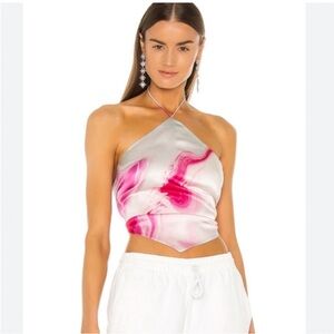 Retrofete Doris Silk Tie Top